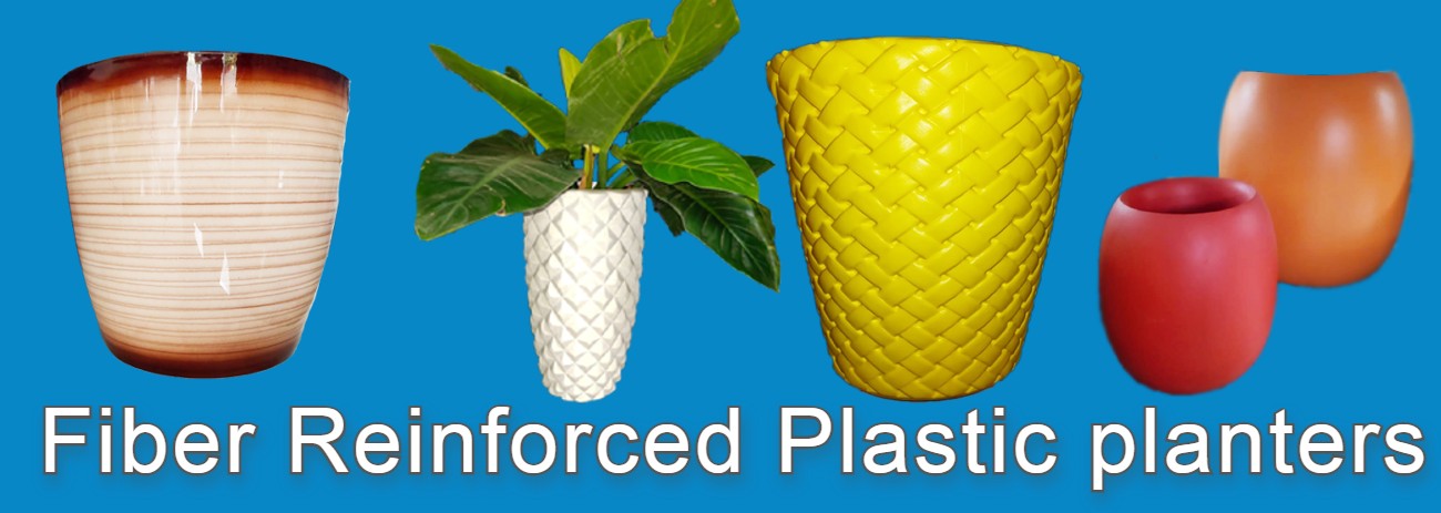 Fiber Reinforced Plastic (FRP) planters